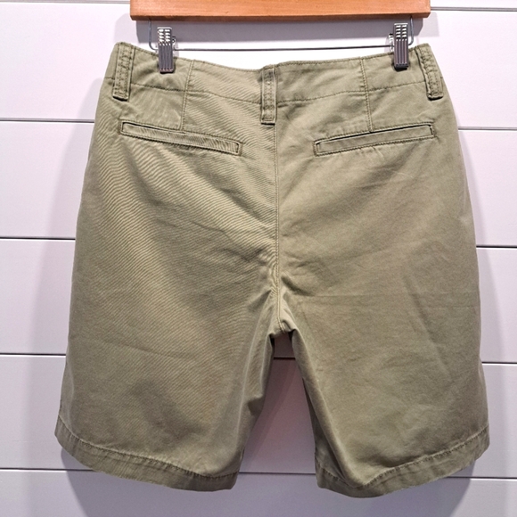 Old Navy Light Olive Green Men's Flat Front Shorts 28 - Picture 2 of 7